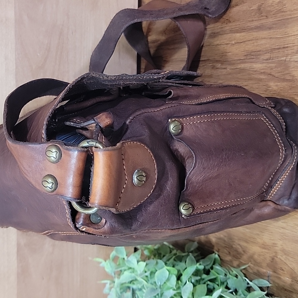 Campomaggi Italy Leather Crossbody Satchel - Picture 4 of 16